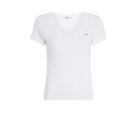 TShirt - TOMMY JEANS - Femme - Slim - Coton stretch - Col V - Manches courtes L