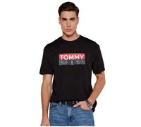 TShirt - TOMMY JEANS - Homme - 100% Coton - Manches Courtes - Couleur Noir XL