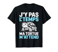 Tshirt Tortue Motif Mignon Enfant Garçon ma Tortue m'attend T-Shirt