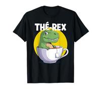 Tshirt Trex Mignon Humour Drôle Tyrannosaure Tea-Rex Thé-Rex T-Shirt