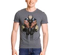 Tshirt Wolverine Marvel - Wolverine Arms,Gris,S