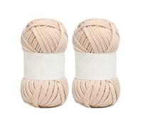 Tshirt Yarn, Trapilho À Crocheter, 5 Pièces 1,2 Pouces de Large Fil de Tapis Spaghetti de Couleur Vive Doux pour la Peau Fil Crochet Fil Pour Crochet pour sacs, couverture au crochet
