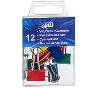 TSI 48190 Lot de 12 pinces à dos pliant 19 mm