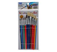 TSI 49011 scolaire fois Set de 12 Pinceaux différentes tailles