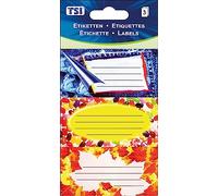 TSI 55349 Trend Lot de 3 feuilles de 3 étiquettes multi-usages Impression sur papier