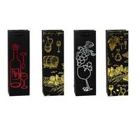 TSI 88281 Premium Lot de 12 sacs cadeaux Taille bouteille 38 x 12 x 8 cm