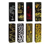 TSI 89288 Lot de 8 sacs cadeaux de qualité supérieure pour bouteilles de vin et de champagne, dimensions : bouteille (H x l x P) 38 x 12 x 8 cm