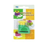 TSI Poinçon soleil - Dimensions : 4 x 3 x 4,5 cm - Diamètre de la perforation : environ 18 mm - Idéal pour le papier et le carton - Référence : 49658-U-5