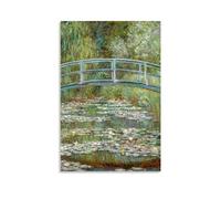 TSIDDKA Poster du pont de Claude Monet sur un étang - Décoration moderne - Esthétique - Cadeau pour ami - Sans cadre - 20 x 30 cm