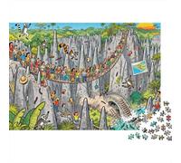 Tsingy De Bemaraha Forêt de Roches Spree des Épines Puzzle en Bois Imperméable DIY Puzzles De 1000 Pièces pour Adultes Coloré Jeux De Stimulants