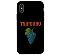 Tsipouro Distillateur de Raisin Vintage Grec Alchohol Coque pour iPhone X/XS