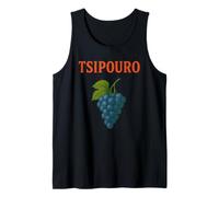 Tsipouro Distillateur de Raisin Vintage Grec Alchohol Débardeur