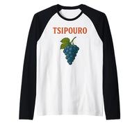 Tsipouro Distillateur de Raisin Vintage Grec Alchohol Manche Raglan