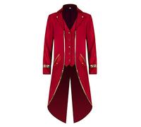 TSIRNK Steampunk Costume médiéval pour homme, pour carnaval, Halloween