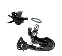 TSJDLCZMCOS Kit de Levier Vitesse for dérailleur arrière 9 Vitesses | Ensemble cage longue for le remplacement de la transmission de VTT