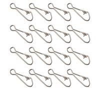 Tskcvy 100 Pcs de PêChe Crochet Snap de PêChe Pivot Snap Ligne de Crochet Connecteur Carp de PêChe S'Attaquer L-15Mm