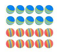 Tskcvy 20 PièCes Balles de Golf Mousse Souple Balles de Golf de Jardin Pratique des Balles de Golf ÉPonge Arc en Ciel Balles de Golf pour IntéRieur ExtéRieur
