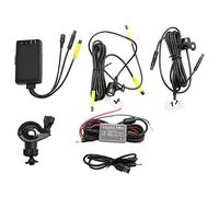 Tskcvy 3 Pouces 1080P HD Moto CaméRa DVR Moteur Dash Cam avec Enregistreur ArrièRe SpéCial à Deux Voies Moto éLectronique KY-MT18
