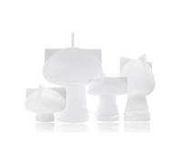 Tskcvy 4Pcs Moules à Champignons, Moules en RéSine de Champignon en Silicone Gros Champignons Moules en Silicone 3D pour éPoxy