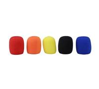 Tskcvy 5 PièCes SéRies Couleur Non Jetable Housse Anti-PoussièRe Convient pour Microphone éPaissi Housse de Microphone pour KTV