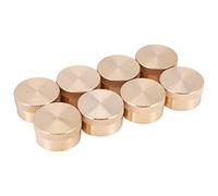Tskcvy Bouchons de Bouteille de Propane en Laiton de 8 PièCes AdaptéS à Toutes Les Cylindres RéServoir de Recharge de Gaz de 1LB Bouchon Protection Scellé pour RéChaud ExtéRieur