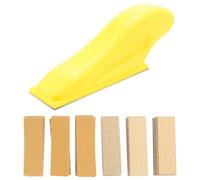 Tskcvy Kit de Mini Ponceuse, Outils de Micro-PonçAge pour Petits Projets, PonçAge à Petite PoignéE de DéTail pour les Espaces éTroits et les Travaux Manuels