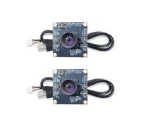Tskcvy Module de Caméra à 100 Degrés 1MP OV9732 1280x720 USB sans Pilote Manuel avec Mise au Point Manuelle avec Câble de 3 Mètres pour WinXP/7/8/10, 2 Pièces