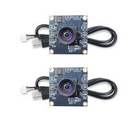 Tskcvy Module de Caméra à 100 Degrés 1MP OV9732 1280x720 USB sans Pilote Manuel de Mise au Point avec Câble de 2 Mètres pour WinXP/7/8/10, 2 Pièces