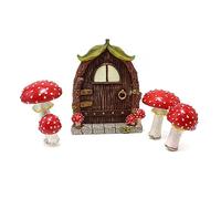 Tskcvy Ornement de Porte-Fenêtre en Forme de Champignon, Sculpture d'art de Jardin en Résine pour la Décoration Extérieure de Facile à Utiliser et à Placer Parmi Les