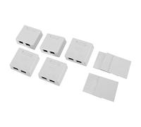 Tskcvy Prise RéSeau RJ45 - Prise Double Murale BlindéE MontéE en avec Port de Câble LAN Ethernet CAT6A pour Câble RéSeau