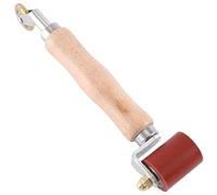 Tskcvy Rouleau de Couture, Rouleau de Couture en Silicone de 40 mm avec Rouleau de Détail en Laiton de 6 Mm, pour Accessoires de Bandes Adhésives pour Toiture en PVC/EPDM Simple Couche.