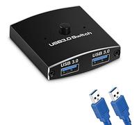Tskcvy SéLecteur de Commutateur USB 3.0 Commutateur KVM 5Gbps 2 en 1 Commutateur USB Partage Bidirectionnel USB 3.0 pour Le Partage de Souris de Clavier D'Imprimante