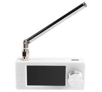 Tskcvy SI4732 Radio Portable 10Khz-180Mhz, Interface SMA Antenne Télescopique LSB USB AM FM Mini Radio de Poche, Récepteur Blanc