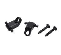Tskcvy Un ensemble 2 pcs Dispositif de retenue de cordes d'arbre a cordes de rouleau pour guitare electrique - Noir