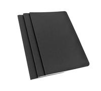 TSKDKIT Carnets de dessin A4 carnets de croquis bloc note carnets de croquis vierges carnet de notes A4 notebook avec couverture en papier kraft, 80gsm(noir)