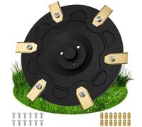 TSKDKIT Disque de Coupe pour Tondeuse Robot + 12 Lames de Rechange, Compatible avec Segway Navimow i105E, i108E, i110n, i205 AWD et i208 AWD Disque de Coupe en Plastique Renforcé de Fibres de Verre