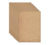 TSKDKIT Feuille de Bois MDF A4 2 mm pour Travaux Manuels, Gravure au Laser, Peinture et Décoration - Moins Cher Que Les Panneaux en Papier Toile (8 Pcs)