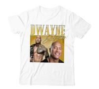 TSKKEFHH Dwayne Johnson Appreciation T Shirt Unisex Homage ThrowbackWhite3XL