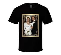 TSKKEFHH John and Marlena Days of Our Lives Wedding Fan T ShirtBlackL