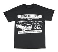 TSKKEFHH Self Preservation Society T Shirt 100% Cotton The Italian Job Michael CaineBlackL