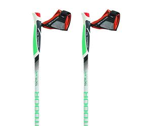 TSL Bâton Marche Nordique tactil c50 Paire 50% Carbon Blanc Vert Crossover