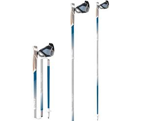 TSL Outdoor - Addict Trail Alu 4 Cork Short - Bâtons trail Gris / Bleu - 110 cm
