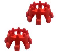 Pièces détachées pour bâtons de randonnée embouts de protection TSL Rouge TU