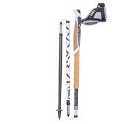 Batons de trail pliables 4 brins tsl outdoor carbon 4 cork cross shadow blanc noir