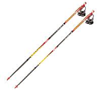 TSL Outdoor - Bâtons de trail - Trail C4 Cork Cross Fire Sht - Taille 130 cm - Orange Orange 130 cm