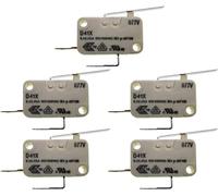 TSLVTA Micro-Interrupteur D41 0,1A250V 125-250VAC 5E4 40T150 Diode-Interrupteur 5PCS Micro-interrupteurs D41X (D41x a)(D41x B)
