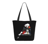TSMARMFIS Space Al%Bator Pirate Harlock Captain Sac Shopping Femme - Grand Cabas Réutilisable, Tote Bag Décontracté Pour Courses, Voyage, Plage Et Quotidien, Cadeau Fans De Manga Et Dessin Animé
