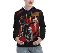 TSMARMFIS Steve Actor McQueen Sweat à Capuche Femme - Hoodie Casual Chaud Manches Longues, Pull-Over Streetwear Cinématographique, Sweatshirt Hiver Sport & Loisirs, Cadeau Fans de Film X-Large