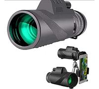 TSMBIKE Jumelles monoculaires 40X60 télescope monoculaire télescope de téléphone Portable avec trépied de téléphone Portable HD pour l'escalade randonnée Observation des Oiseaux
