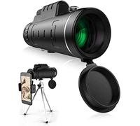 TSMBIKE Lunette monoculaire Ultra Claire 40 x 60 Haute Puissance, étanche, avec Mise au Point à Prisme FMC BAK4 Durable et Claire pour l'observation des Oiseaux, Concert de voyag